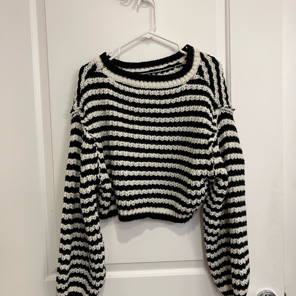 boutique striped sweater